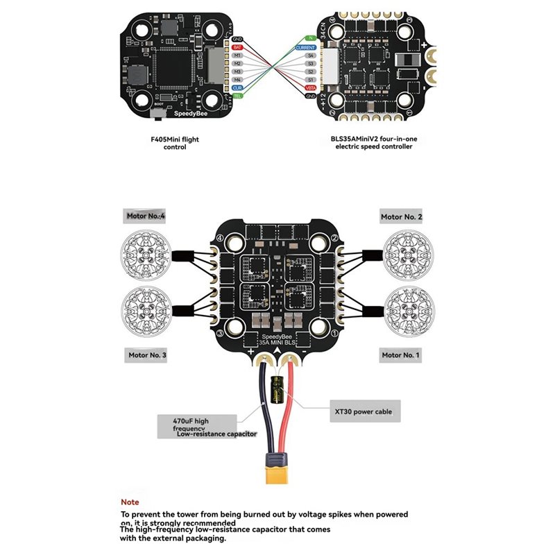 B92B for SpeedyBee F405 Mini S - огляд і ціна Drone Racing Esc