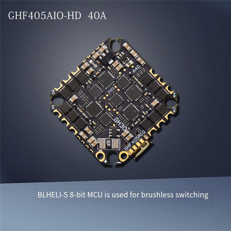 ABTI-GHF405AIO-HD 40A AIO Flig - огляд і ціна Drone Racing Esc