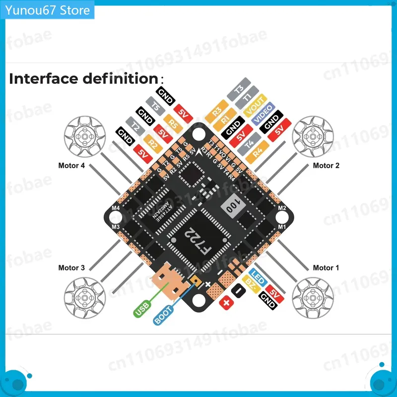 For GEPRC GEP-F722-45A AIO V2  - огляд і ціна Drone Racing Esc