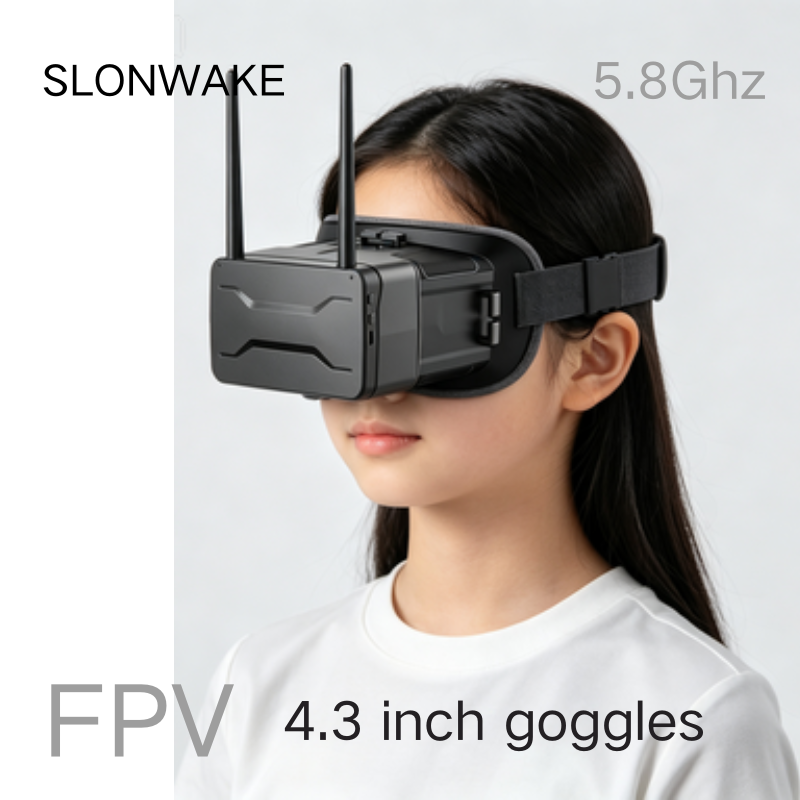 5.8G FPV Goggles 4.3 Inch 480* - огляд і ціна Drone Racing Goggles