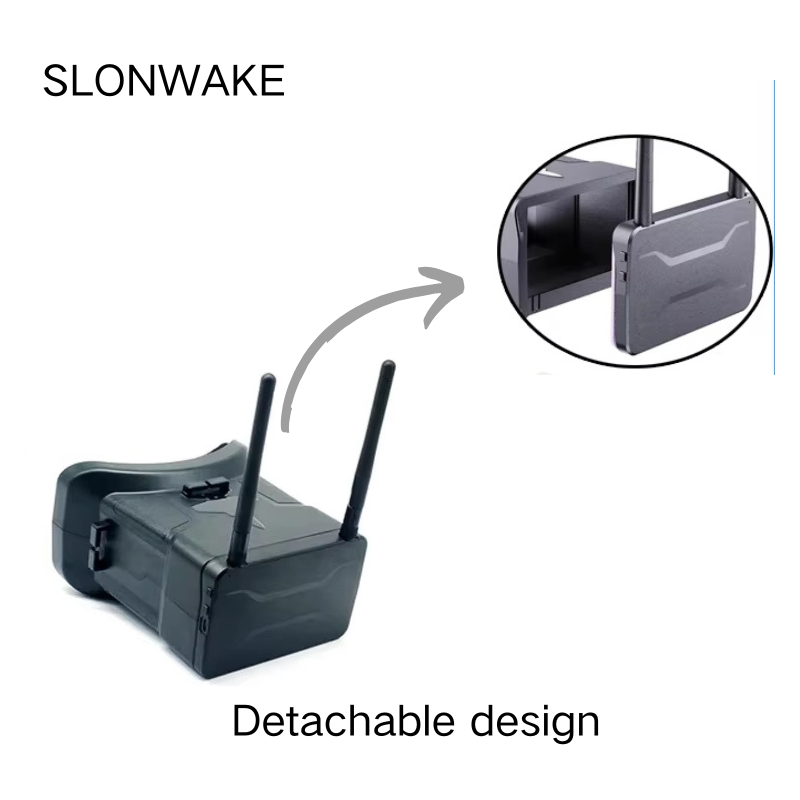 5.8G FPV Goggles 4.3 Inch 480* - огляд і ціна Drone Racing Goggles