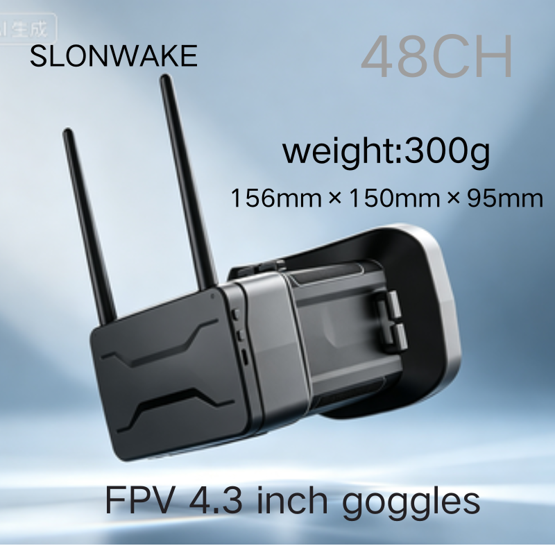 5.8G FPV Goggles 4.3 Inch 480* - огляд і ціна Drone Racing Goggles